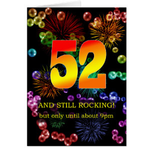 52. Geburtstag noch rocken