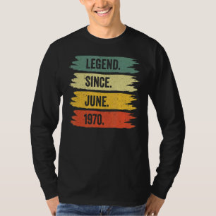 52. Geburtstag Retro Vintage Legenden wurden in J T-Shirt