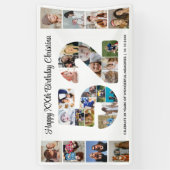 52. Geburtstagsfeier Nummer 52 Fotocollage Banner (Vertikal)