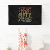 52. Geburtstagsgeschenk - Fünfzig das ultimative F Banner (Insitu)