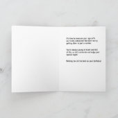 52. Geburtstagskarte Dankeskarte (Innenseite)