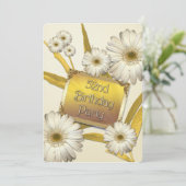 52. Geburtstagsparty Einladung mit den Molkereien (Stehend Vorderseite)