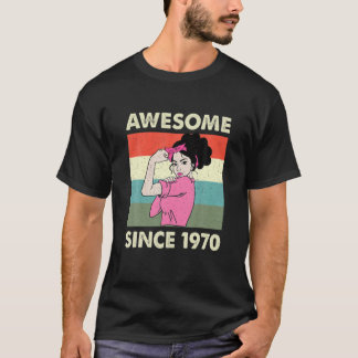 52. Jahr 52. Geburtstag - Vintage 1970 Geburtstags T-Shirt