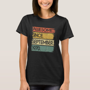 52 Jahre alt Phantastisch seit September 1970 52. T-Shirt