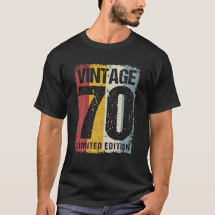 52 Jahre alt Vintag 1970 52. Geburtstagsdekoration T-Shirt
