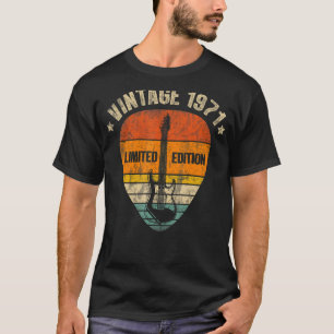 52 Jahre alt Vintage 1971 52. Geburtstag T-Shirt
