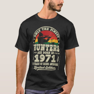 52 Jahre alte Hirschjagdjäger Vintag 1971 52. T-Shirt