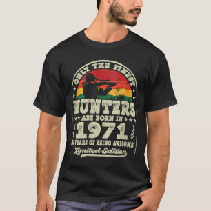52 Jahre alte Hirschjagdjäger Vintag 1971 52. T-Shirt