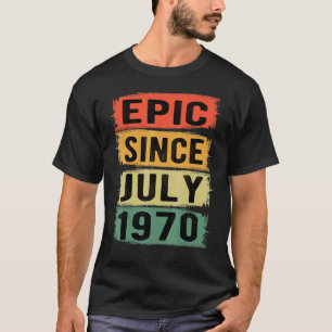 52 Jahre Phantastisch seit Juli 1970 52. Geburtsta T-Shirt