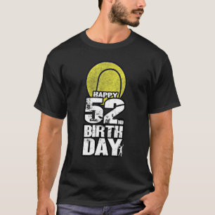 52 Jahre Vintages Tennis 52. Geburtstag T-Shirt