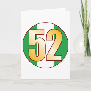 52 NIGERIA Gold Karte