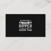 52.Wenn Sie sehen, eine Naht Ripper ist jetzt nich Visitenkarte (Vorderseite)