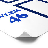 52 wöchentlicher Gewinner Mitarbeiter Freiwilliger Poster (Ecke)