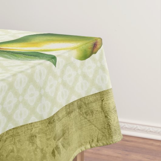 52"x70" Sommer mit grüner Birne und Schmetterling Tischdecke (Beispiel)