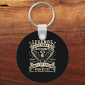 52 Year Old Bday For Men 52nd Birthday November 19 Schlüsselanhänger (Vorderseite)