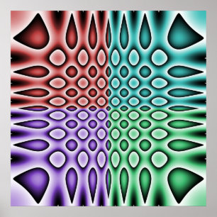 52x52 oder kleinerer Poster, abstrakte Kreise und  Poster