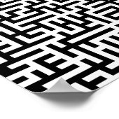 52x52 oder Kleineres Poster Maze2 Passen Sie das W (Ecke)