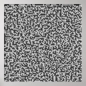 52x52 oder Kleineres Poster Maze2 Passen Sie das W (Vorne)
