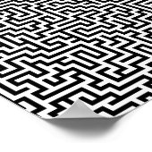 52x52 oder Kleineres Poster Maze3 Passen Sie das W (Ecke)