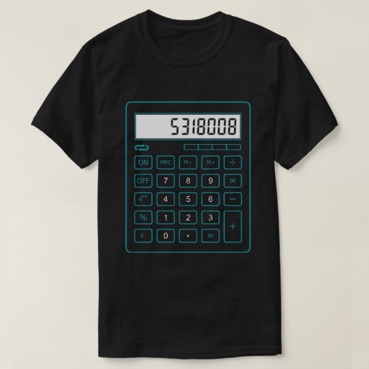 5318008 CALCULATOR T-Shirt (Design vorne)