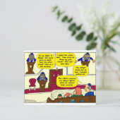 531 Rabbiner Cartoon Postkarte (Stehend Vorderseite)