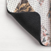53: Detail einer Patchworksteppdecke hergestellt Mousepad (Ecke)