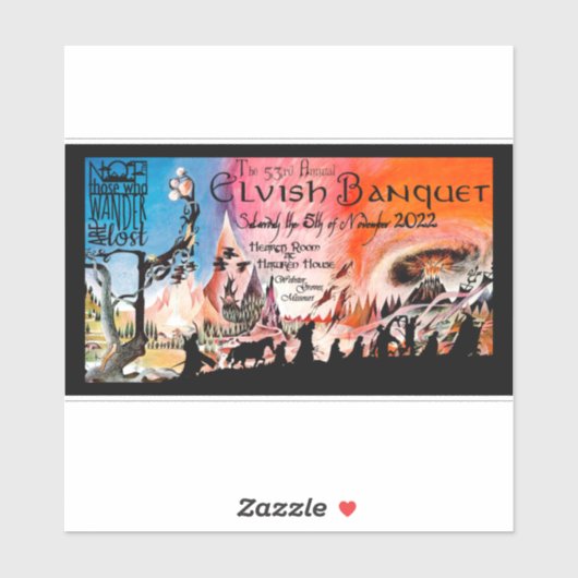 53. Elvish Stickers Aufkleber (Blatt)