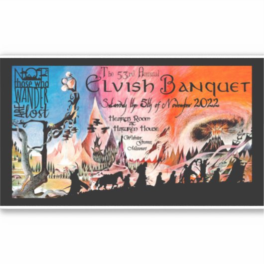 53. Elvish Stickers Aufkleber (Vorderseite)