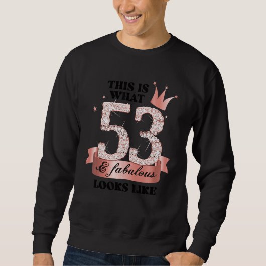 53 & Fabulous I Rose And White Party Group Candid  Sweatshirt (Vorderseite)