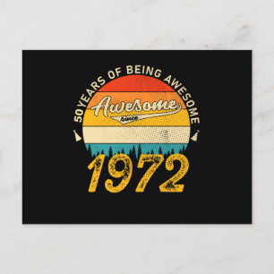 53. Geburtstag 1972 Tolles Geschenk zum 53. Geburt Postkarte