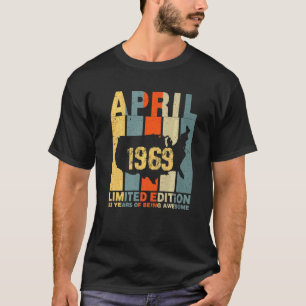 53. Geburtstag April 1969 53 Jahre Phantastisch T-Shirt