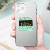 53. Geburtstag Aufkleber (Telefon)