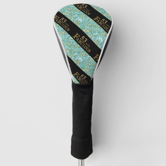 53. Geburtstag Golf Headcover (Vorderseite)