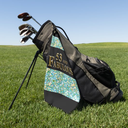 53. Geburtstag Golfhandtuch (Gras)