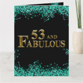 53. Geburtstag Karte (Vorderseite)