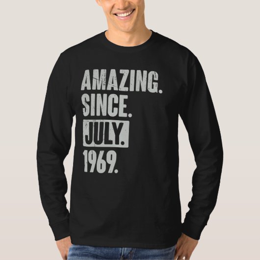 53. Geburtstag Phantastisch seit Juli 1966 T-Shirt (Vorderseite)