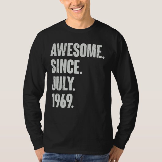 53. Geburtstag Phantastisch seit Juli 1966 T-Shirt (Vorderseite)