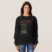 53. Geburtstag Vintag Phantastisch seit Juni 1969 Sweatshirt (Vorne ganz)