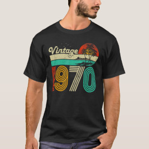 53. Geburtstag Vintage 1970 53 Jahre alte Männer F T-Shirt