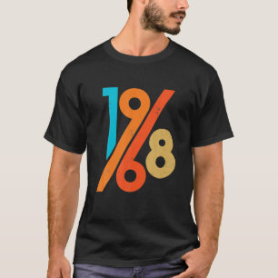 53. Geburtstag Vintage Retro 60er Stil 1968 T-Shirt
