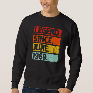 53. Geburtstagsfeier Seit Juni 1969 53 Jahre alt Sweatshirt