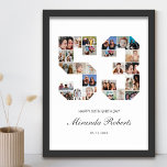 53. Geburtstagsnummer 53 Custom Foto Collage Poster<br><div class="desc">Feiern Sie den 53. Geburtstag mit diesem personalisierten 53 Foto Collage Poster. Dieses individuell gestaltbare Geschenk eignet sich auch für Hochzeitsfeiern. Es ist eine großartige Möglichkeit, wertvolle Erinnerungen aus Ihrer Hochzeit und Ihrem verheirateten Leben zu zeigen. Das Poster enthält eine Collage von Fotos, die diese besonderen Momente erfassen, und kann...</div>