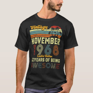 53 Jahre alt 53. Geburtstag Vintag im November 196 T-Shirt
