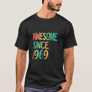 53 Jahre alt Mädchen Herz Blumendekor Phantastisch T-Shirt