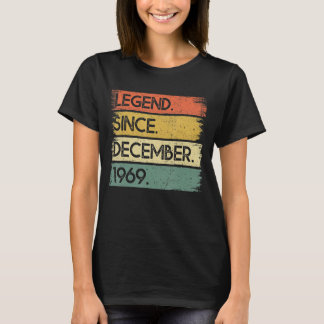 53 Jahre alte Legende seit Dezember 1969 53. Gebur T-Shirt