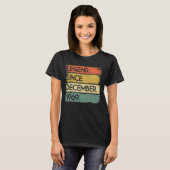 53 Jahre alte Legende seit Dezember 1969 53. Gebur T-Shirt (Vorne ganz)