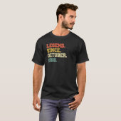 53 Jahre alte Legende seit Oktober 1969 53. Geburt T-Shirt (Vorne ganz)