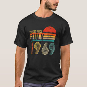 53 Jahre alter Retro Geburtstag Legende seit Juli T-Shirt
