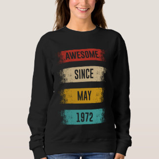 53 Jahre Phantastisch seit Mai 1972 53. Geburtstag Sweatshirt