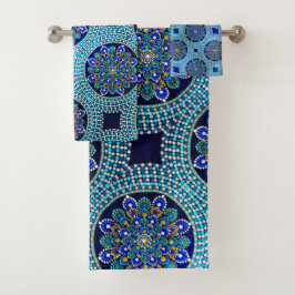 53 Royal Blue Bath Handtuch SET